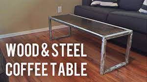 I teamed up with my good friend jamison, of rogue engineer to do the plans for this table. Diy Modern Coffee Table Wood Steel Youtube
