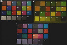 photographs of the gretagmacbeth color rendition chart