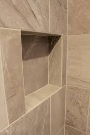 Mitred Tile Edges In A Recessed Shelf Always A Better Look Than Using Trim We Do It As Standard On All Our Jobs Tile Edge Tile Edge Trim Bathroom Renovations