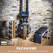 Le Packhome L Offre Waterrower Pour Un Espace Fitness Complet Et Fonctionnel A La Maison Avec Un Rameur Des Halteres Swingbell Home Boutique At Home Workouts