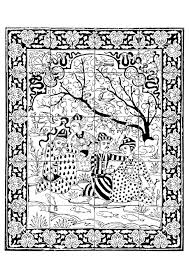 Contests with gifts to win are often organized. Wall Panel From Iran Oriental Adult Coloring Pages