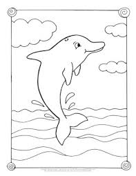 They develop their own individual whistles and they recognize theirs and other dolphins' names. Dolphin Coloring Pages Easy Peasy And Fun