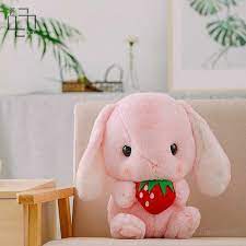 Hungry Bunny Cute Stuffed Animals U Shaped Pillow Long Pillow