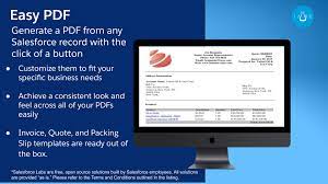Easy Pdf Salesforce Labs Appexchange