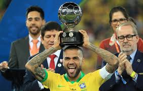 Maybe you would like to learn more about one of these? Dani Alves Full Back Wins Astonishing 43rd Trophy Of His Career After Brazil Beat Peru In Copa America Final
