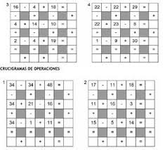 Lo podes usar como un aprendizaje educativo para niños o un entrenamiento cerebral para adultos. Crucigramas De Operaciones Crucigramas Matematicas Juegos Matematicos Para Imprimir
