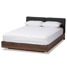 Check spelling or type a new query. Queen Iselin Finished Storage Platform Bed Dark Gray Walnut Brown Baxton Studio Target