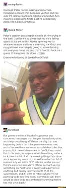 Concept Peter Parker Making A Spiderman Instagram Account That Becomes Verified And Has Over 1m Followers And One Night At 2 Am When He S Making A Depressing Finsta Post He Accidentally Posts Home instagram captions 300+ attitude captions for instagram & fb dp (2020). peter parker making a spiderman