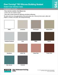 Dow Corning 756 Color Chart Www Bedowntowndaytona Com