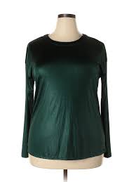 Details About Halogen Women Green Long Sleeve Top 1x Plus