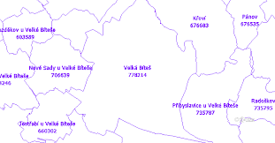 Na červeném štítě stříbrný dvouocasý lev ve skoku v pravo hledící. Velka Bites Katastralni Uzemi 778214 Katastr Nemovitosti Kurzy Cz