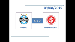 Grêmio 5 x 0 internacional narração pedro ernesto denardim, rádio gaúcha 09 08 2015. Ficha Tecnica Gremio 5 X 0 Internacional 09 08 2015 Gremiopedia A Enciclopedia Do Gremio