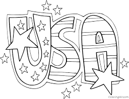 If your child loves interacting. The Usa Doodle Coloring Page Coloringall