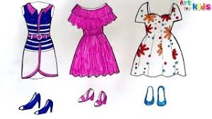 How to make musical instruments for kids. How To Draw Fashion Clothes For Kids How To Draw Dresses For Girls Art For Kids Youtube