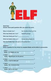 It was santa who told him that because he had been to new york hundreds of times. 8 Best Elf Movie Trivia Printable Printablee Com