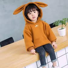 The most common solid color mask material is cotton. Cute Kids Girls Boys Animal Sweatshirt Long Sleeve Thick Rabbit Ear Hoodies Shirt Price From Newchic In Uae Yaoota