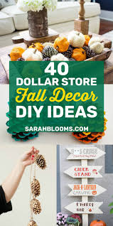 These easy handmade crafts, including fall wreaths, thanksgiving decorations, tabletop ideas, and more, can add a festive touch to your space both indoors and out. 40 Must See Dollar Store Diy Fall Decor Ideas Sarah Blooms