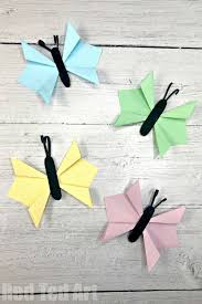 How To Make A 3d Butterfly Out Of Paper Step By Step Red Ted Art Make Crafting With Kids Easy Fun Paper Butterflies Butterfly Crafts Paper Butterfly