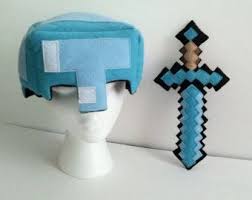 A turtle shell is a helmet with no corresponding armor pieces. Minecraft Inspired Diamond Helmet Sword Minecraft Toys Minecraft Crafts Minecraft Costumes