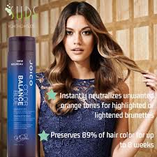 Initially, people were dyeing their hair to cover grey or white hairs but now it became a fashion trend and people loves to flaunt their hair with their favorite color on. Joico Color Balance Blue Shampoo Our True Blue Formula That Color Corrects On C Suds Barbados