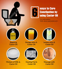 6 Ways To Cure Constipation By Using Castor Oil