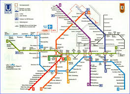Berliner U Bahn Train Map Metro Map West Berlin