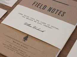 Wild Wood Field Notes Field Notes Notes Design Notes