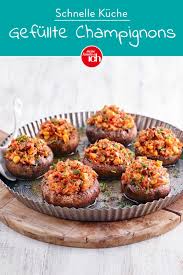Gefullte Champignons Schnell Und Gut Meine Familie Ich Europas Grosstes Foodmagazin Rezept In 2020 Gefullte Champignons Champignons Lebensmittel Essen