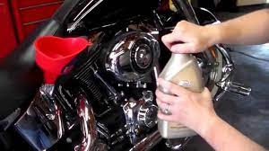 How To Change The Oil On A Harley Davidson Softail Deluxe Youtube