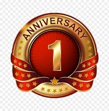 It probably feels like only yesterday you were tying the knot. One Year Anniversary Badge Png Image With Transparent Background Toppng