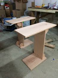 Side Tables To Go Over The Couch Arms There Are So Many Pocket Screws In These They Shouldn T Ever Come Apart Diy Couch Diy Sofa Table Diy Side Table
