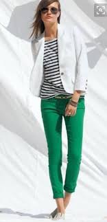 Black And White Striped Shirt With Jeans White Blazer Black And White Striped Shirt Kelly Green Skinny Jeans Stitch Fix 2016 Fashion Green Skinny Jeans Clothes