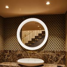 De 40647673) emke led badspiegel, 60x80cm badezimmerspiegel mit beleuchtung warmweissen lichtspiegel wandspiegel ip44 energiesparend Grosser Spiegel Mit Led Ringbeleuchtung Magnus O 110 Cm Casa Lumi