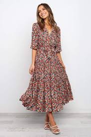Rosalie Dress Multi Petal Pup Usa In 2020 Dresses Mid Length Sleeves Casual Dress