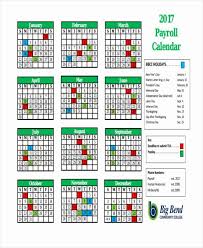 Biweekly Payroll Calendar Template 2017 Beautiful 7 Payroll Calendar Templates Sample Example In 2020 Calendar Template Payroll Calendar Marketing Calendar Template