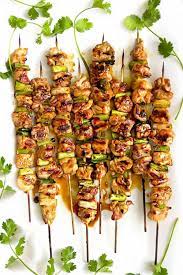 Japanese Yakitori Chicken Recipe L Panning The Globe Recipe Chicken Yakitori Recipe Yakitori Chicken Healthy Grilling Recipes