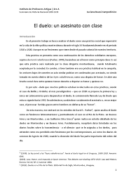 La ley penal y las leyes caballerescas: Seminario Pdf Duelo Uruguay