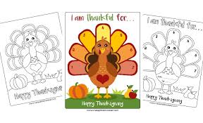 3 adorable thanksgiving coloring pages from crazy little projects. Thanksgiving Coloring Page Printable Messy Little Monster