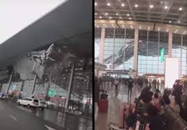 Gale force roofing and restoration was thorough in the inspection and come to find out i needed more done than i first thought! Strong Winds Rip Off Airport Roof In China Passengers Flee