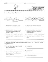 Physical Science Transverse And Longitudinal Waves 1uyxl0i Jpg 2550 3300 Science Worksheets Middle School Science High School Science