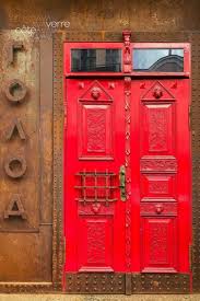 Porte D Entree Inspiration Indienne Cote Verre En 2020 Porte Metallique Verre Feuillete Verre