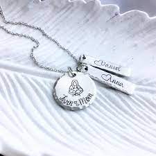 The pillow is a fantastic push gift for the mom who needs cozier naps. Twin Mom Necklace Personalized Mom Of Twins Jewelry Push Etsy Mom Necklace Personalized Personalized Mom Mom Necklace