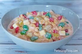 Macaroni Fruit Salad Panlasang Pinoy Filipino Desserts Food Macaroni Fruit Salad Recipe