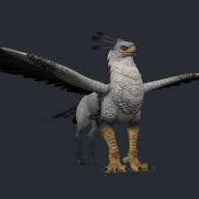 Free Griffon Model 3d Model Griffon 1 Vr Ar Low Poly Max Obj Fbx 3d Model Character Art Model