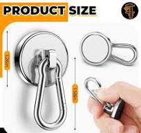 Amazon.com: VNDUEEY 100Lbs Strong Magnetic Hooks, 4 Pack ...