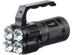 Lampe torche rechargeable ultra puissante portée de plus de 300m. Lampe Torche Led Ultra Puissante 2000 Lm Led Cree Rechargeable Pearl Fr
