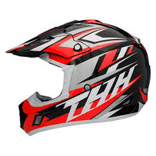 Thh 02 8731 Tx 12 20 Rzr Youth Small Black Red Off Road Helmet
