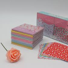 Made from scrap paper and pressed flowers and dried flowers for a beautiful look. Craft Art Paper Kids Cute Diy Square Floral Flower Pattern Origami Paper Folded Handmade Paper Craft Decor Models Toys Buy At The Price Of 4 10 In Aliexpress Com Imall Com