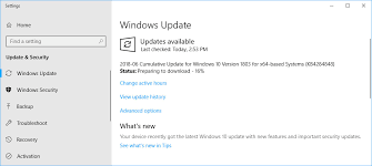 As you know, microsoft's windows 10 version updates are released as feature packs. Microsoft Releases Cumulative Update For Windows 10 Version 1803 Kb4284848