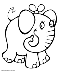 These spring coloring pages are sure to get the kids in the mood for warmer weather. Elephant Free Coloring Pages For Preschoolers Elephant Coloring Page Coloring Pages Free Coloring Pages